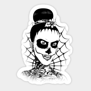 Day of the Dead Ballerina Sticker